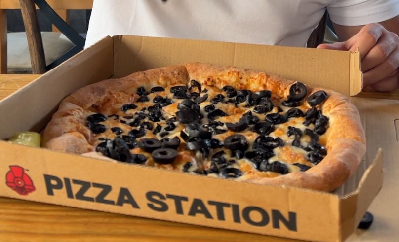 Pizza Station Drops Olive Pizza Secret Item