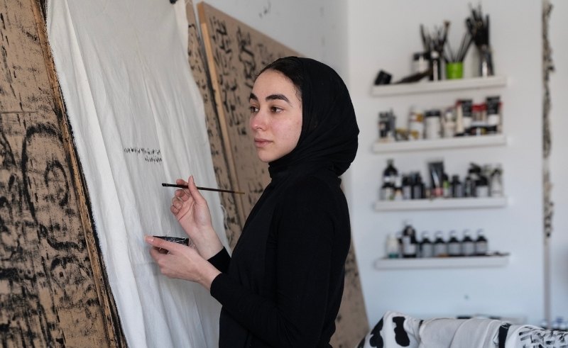 Mariem Abutaleb Turns Arabic Script Into an Archive of Emotion