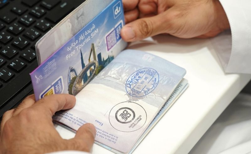 Dubai Fitness Challenge Arrival Stamp At Dubai International