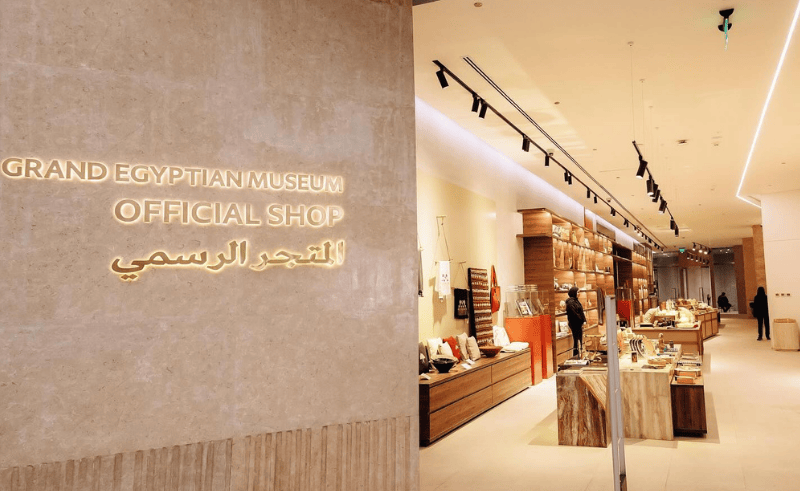 Inside the Grand Egyptian Museum's Gift Shop