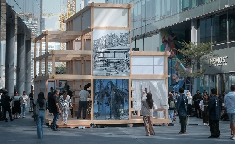 Sobokuya Reinterprets Japanese Building Traditions at Dubai Design Wee