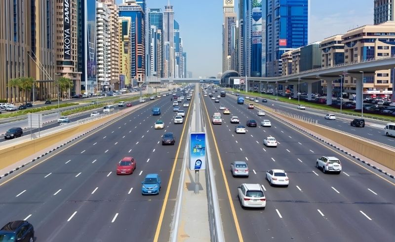 Traffic Speeds Raised on Dubai Highways After New Truck Restrictions