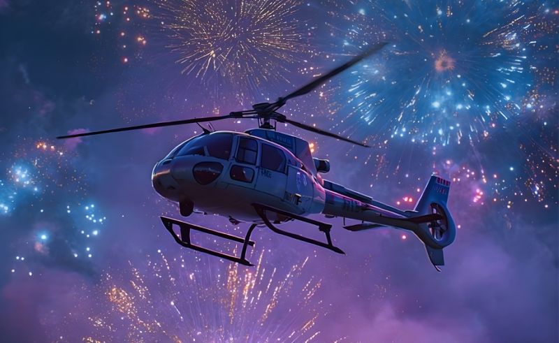 Riyadh Airshow Sets Guinness World Record With Helicopter Fireworks