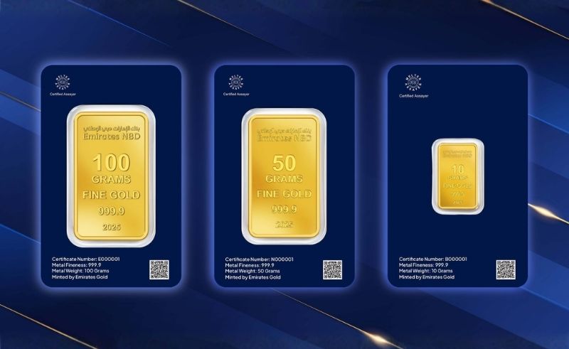 Emirates NBD Launches First Bank-Branded Gold Bar in the UAE