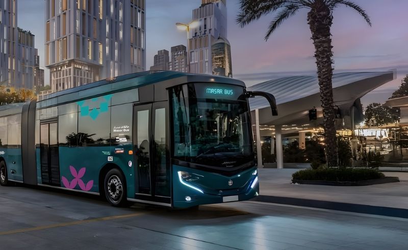 Electric Bus Rapid Transit Service Launches in Makkah
