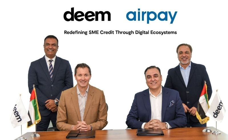 Deem Finance & airpay Partner on Merchant Financing in UAE