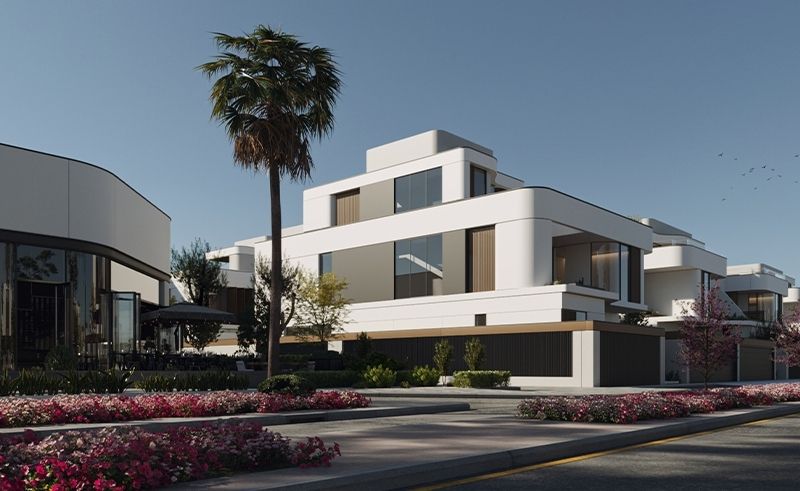 AD: Across H by HUNA Introduces Sculptural Modern Villas in Jumeirah