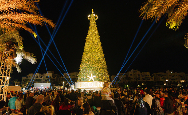 AD: El Gouna Lights Up the Red Sea With Its Christmas Tree Ceremony