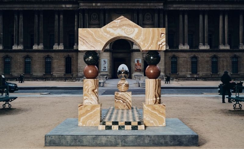 Egyptian Marble is at the Louvre With Marmonil X Pilar Zita Collab