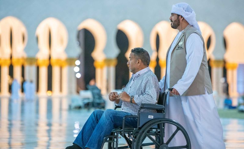 Wheelchair Assistance Training Completed at Grand Mosque