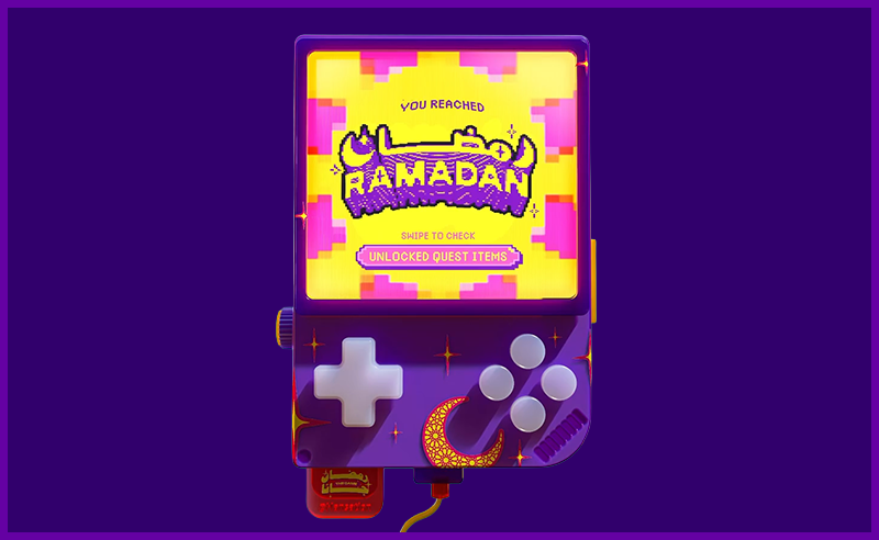 This Graphic Designer Turns Ramadan Rituals Into Retro Arcade Art