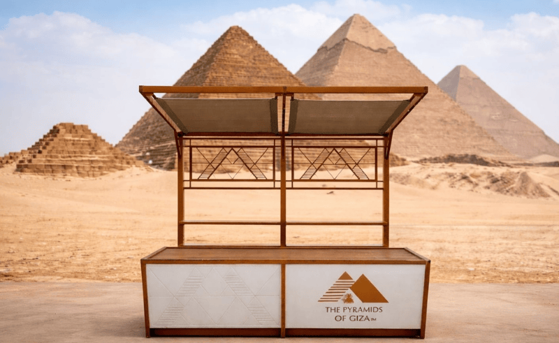 New Orascom-Built Souvenir Kiosks Will Open at the Pyramids Plateau 