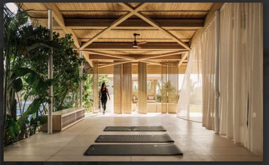 F&R Partnership Designs a Zen Pilates Studio from the Ceiling Down 