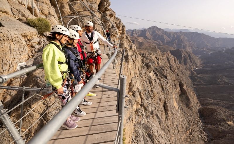 Jebel Jais Offers Free Dining & Zipline for Kids During Eid 