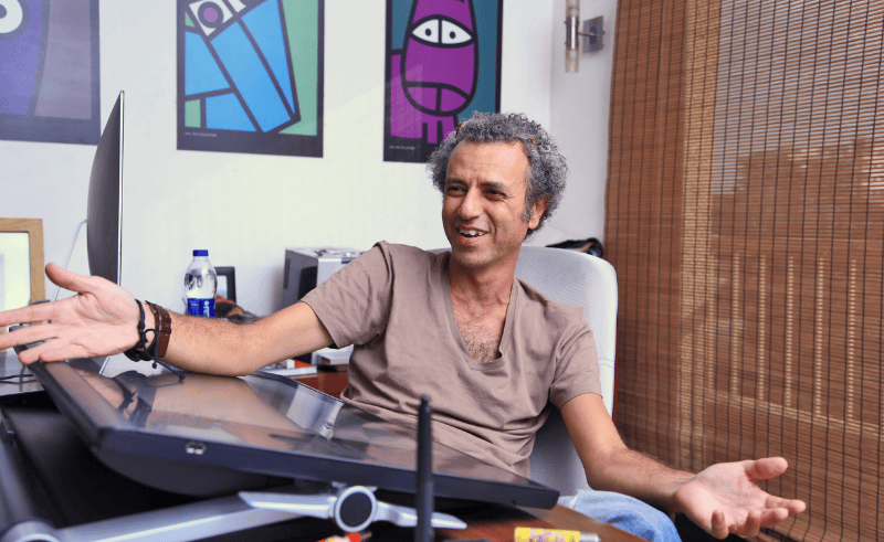 Hani Mahfouz Is the Youngest 60-Year-Old Artist
