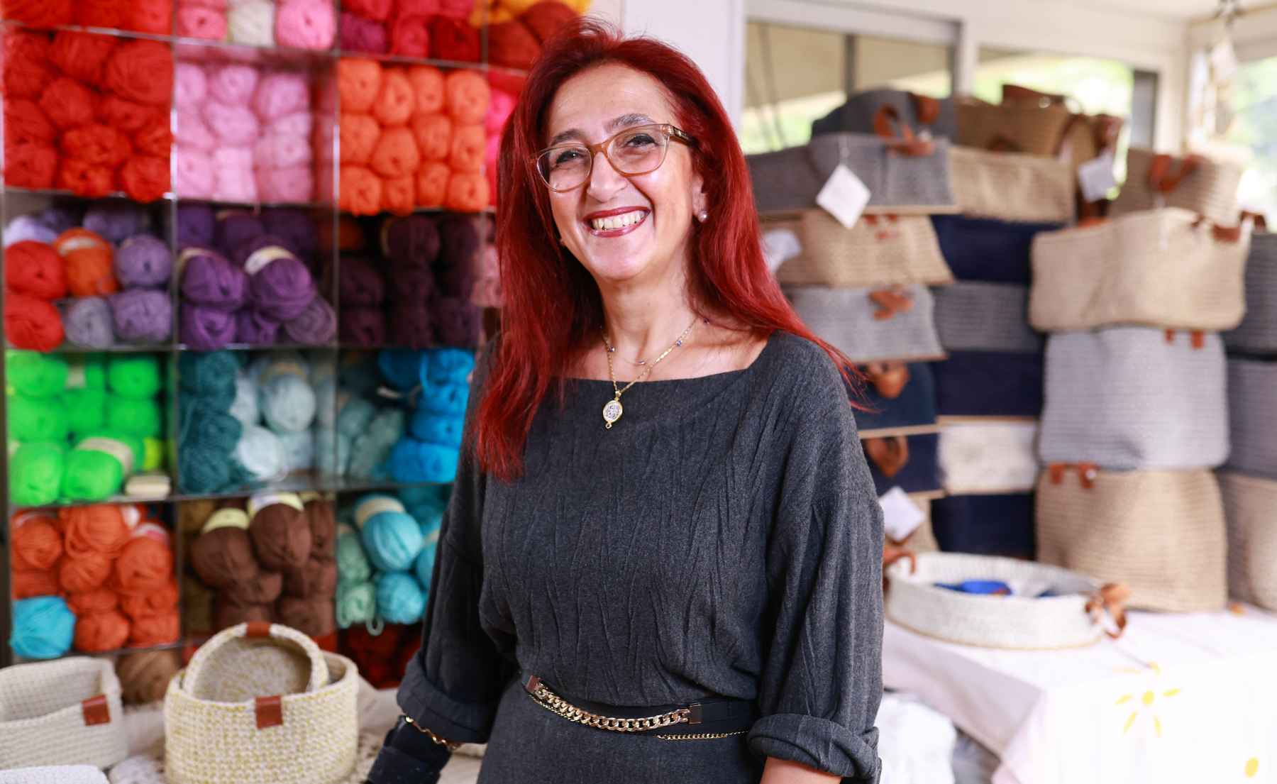 Hala Ashour Stitches Baskets, Swings and Women’s Work in Egypt