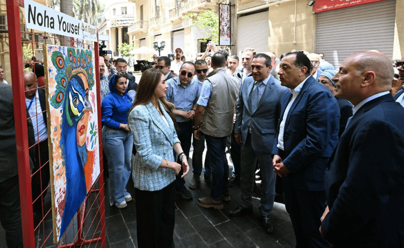 Downtown Cairo’s ‘Street of Art’ Expands Across El Borsa Area