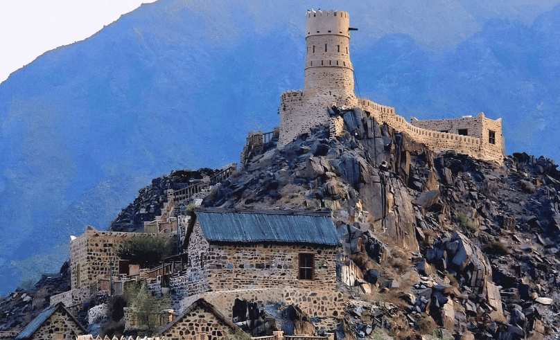 This Hidden Fortress in Sharjah's Mountains is Actually a Hotel