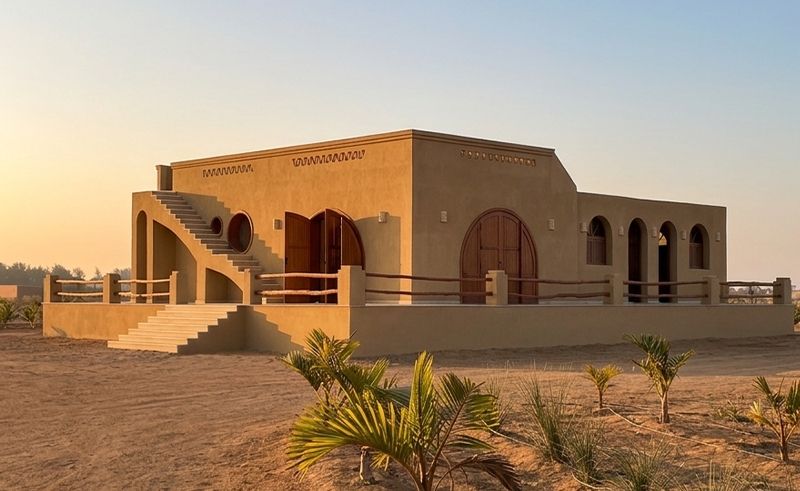 Egypt’s Mud Studio Builds Its Architecture From the Earth Beneath It