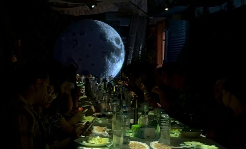 This Pop-Up Dinner Wants You to Eat Inside a Light Show
