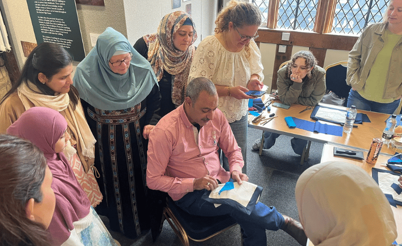 Hany Abd El-Kader Stitches Khayamiya Into the Walls of the V&A Museum