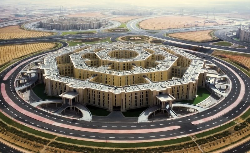 Why Egypt's New Military Headquarters Is Shaped Like an Octagon