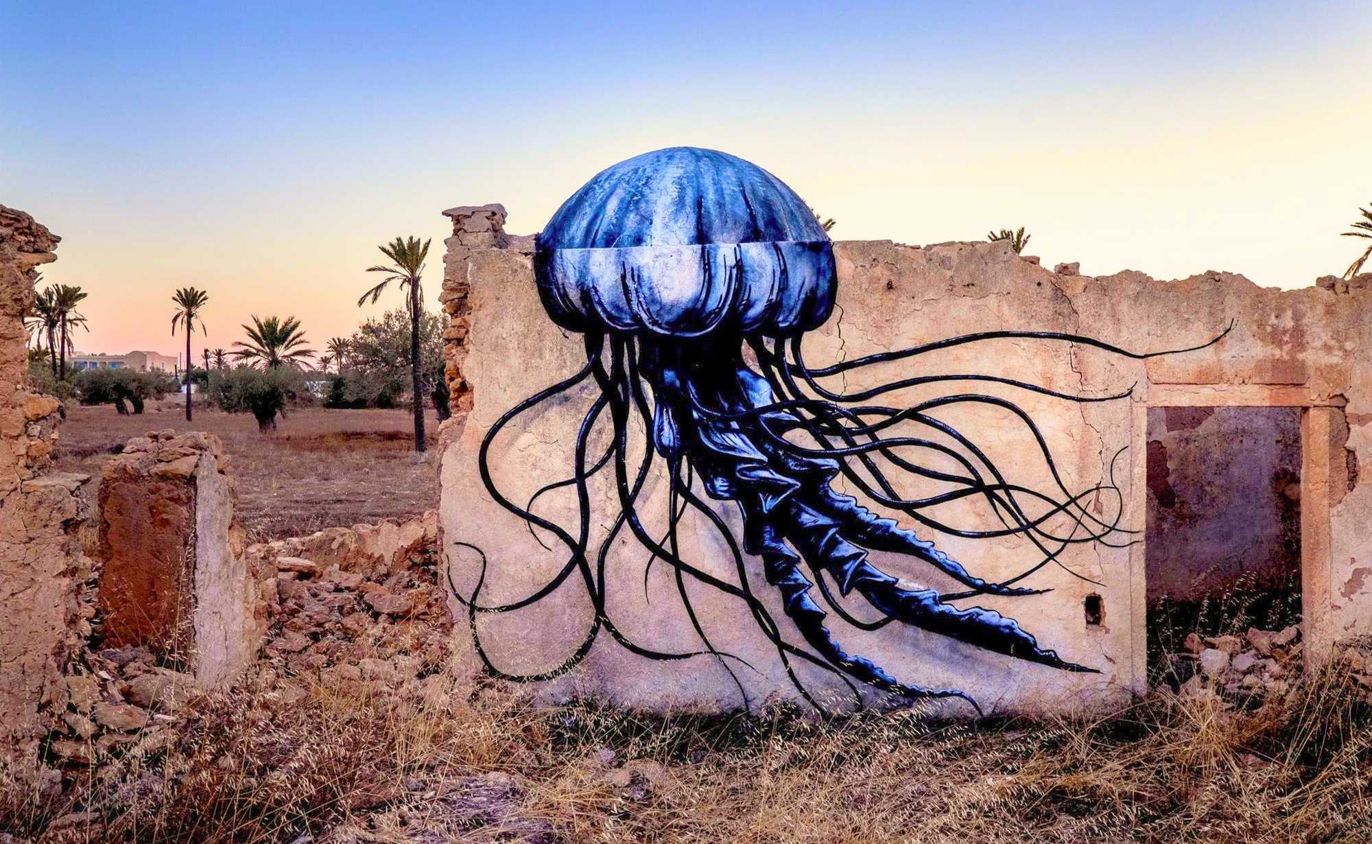 This Tiny Tunisian Village Is One Giant Open Air Art Gallery