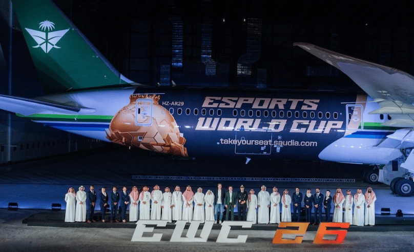 Saudia is Now the Official Airline of the Esports World Cup 2026