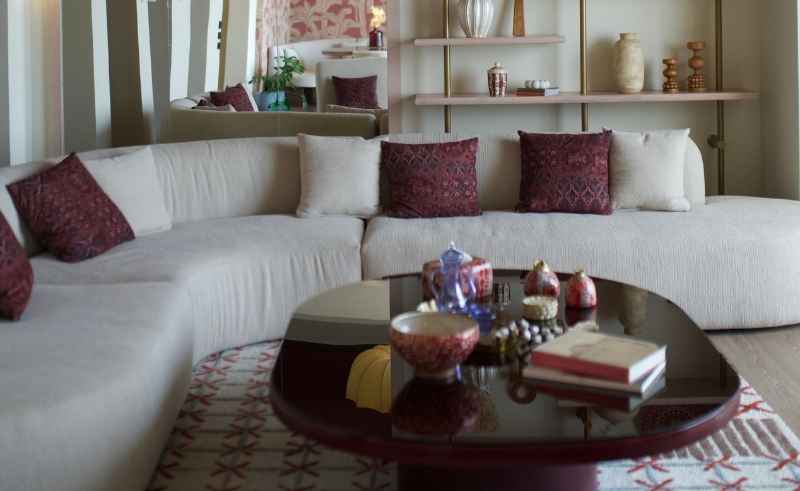 A Cairo Apartment That Holds Its Own Against the View Below

