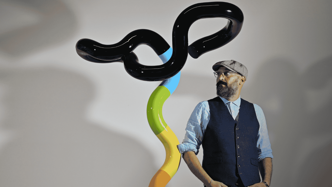 How Egypt’s Sam Shendi Turns Stainless Steel Into a Language of Colour