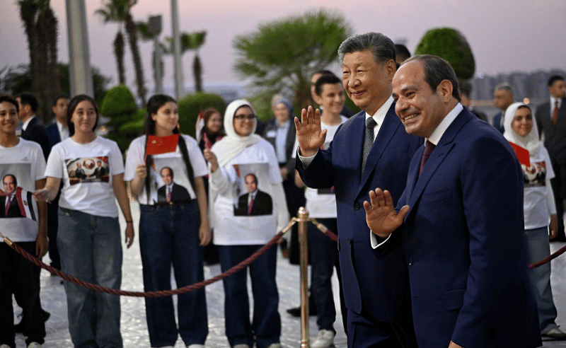Chinese President Xi Jinping Arrives in Egypt