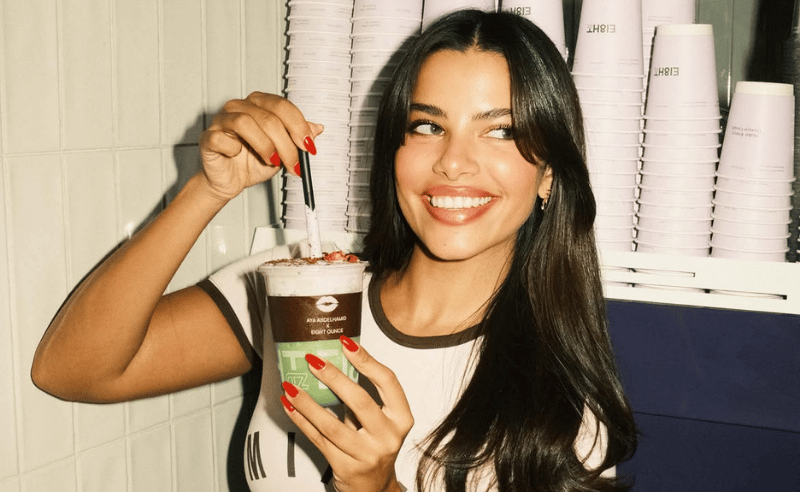 MUA Aya Abdelhamid Made a Drink With Eight Ounce Coffee 