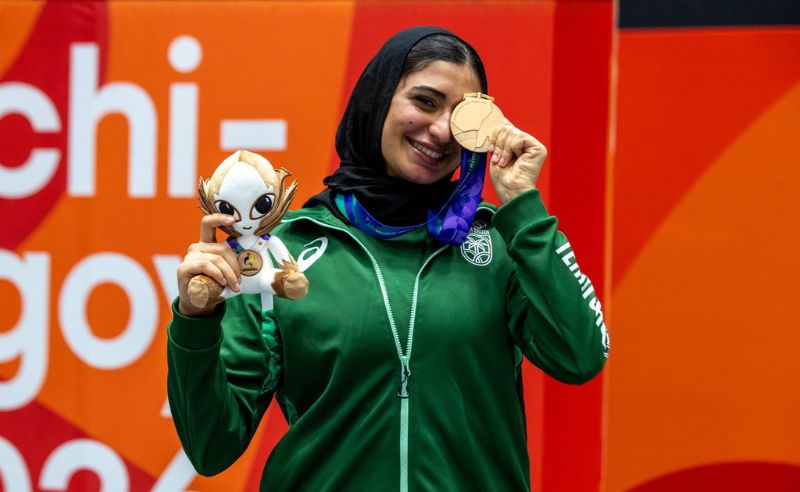 Dina Mustafa Becomes First Saudi Woman to Win an Asian Games Medal