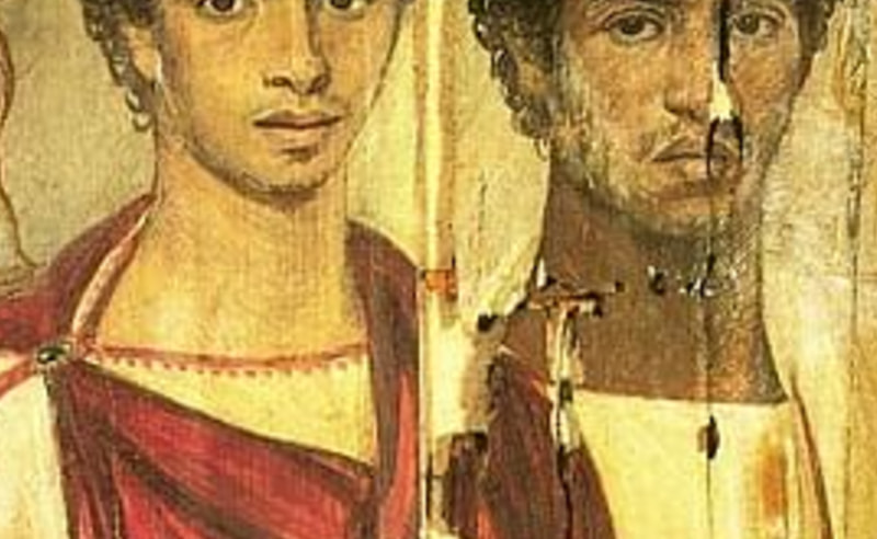 Egypt & Italy Restore Fayoum 'Portrait of the Two Brothers'