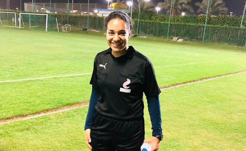 Sarah Nashaat is Upper Egypt’s First Female Football Referee