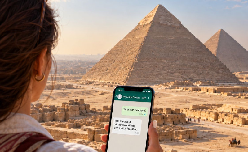 AI WhatsApp Assistant Launches for Giza Pyramids Visitors