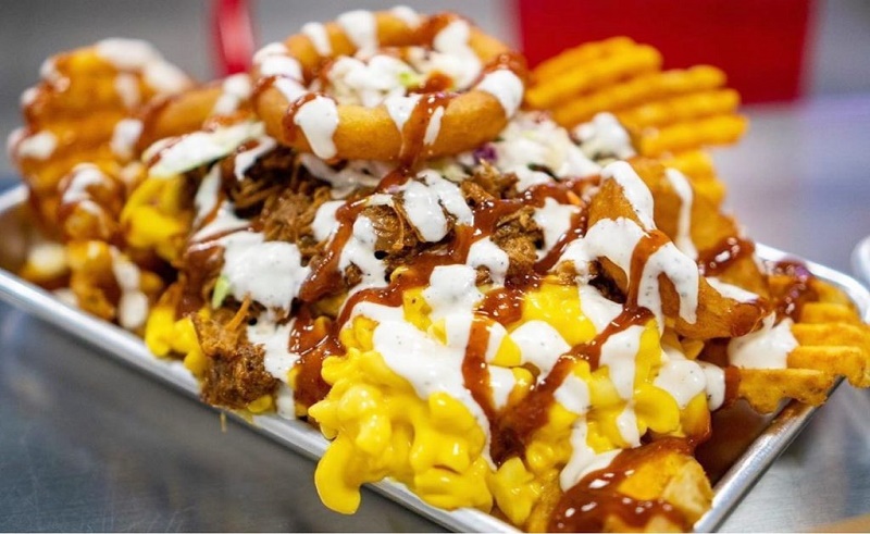 French Fries on Steroids at Holy Fry in Swan Lake at Sahel
