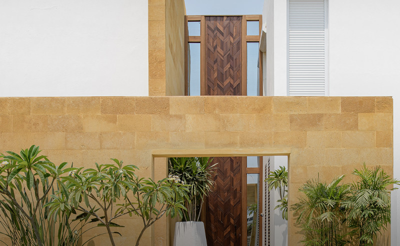 Beyond The Massive Door of This Seashell Summer House