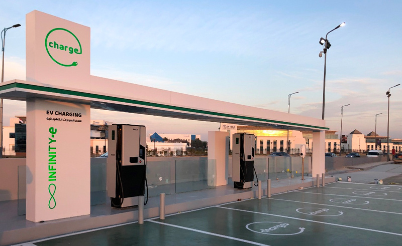 'Infinity' Launches Seven Charging Stations for Electric Cars in Delta