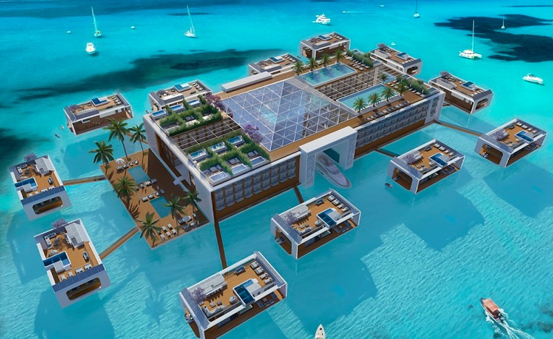 The World’s First Floating Sea Palace Resort is Coming to Dubai