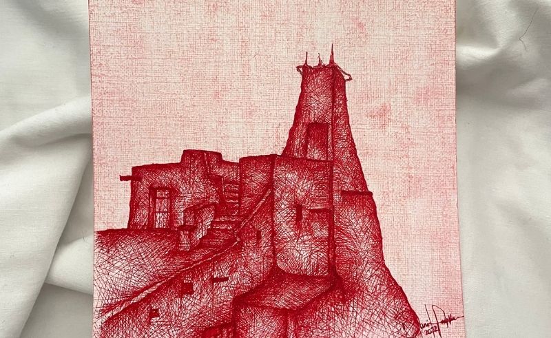 Architect Turned Artist Dania Haytham Inks Iconic Architecture