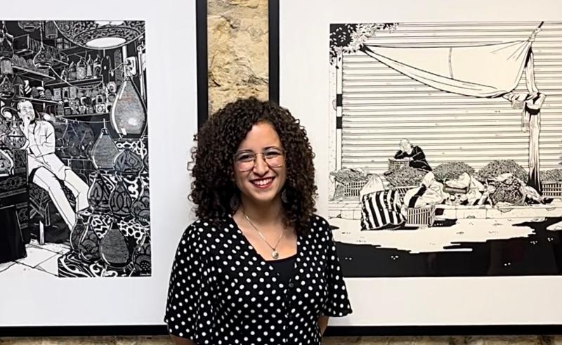 Artist Nora Zeid's 'Cairo Illustrated' Exhibition Animates the City