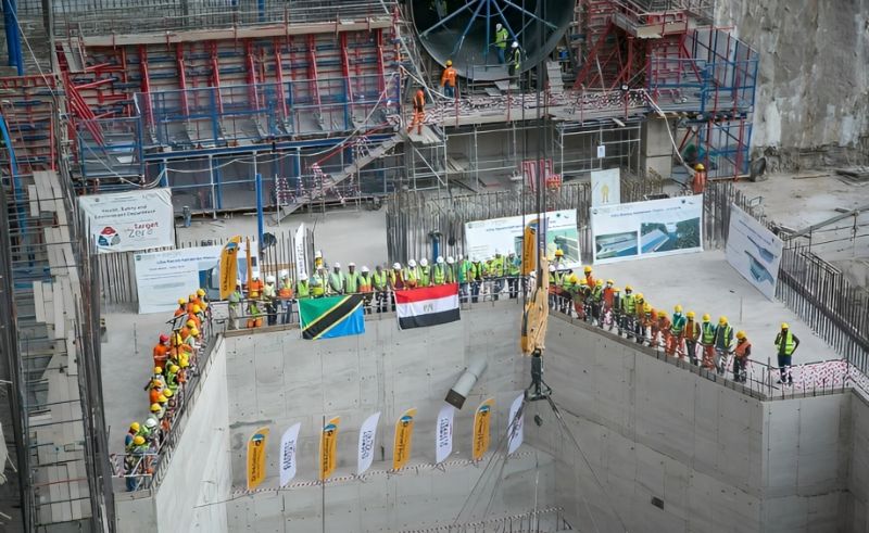Egypt-Built Hydropower Plant & Dam Megaproject Inaugurated in Tanzania