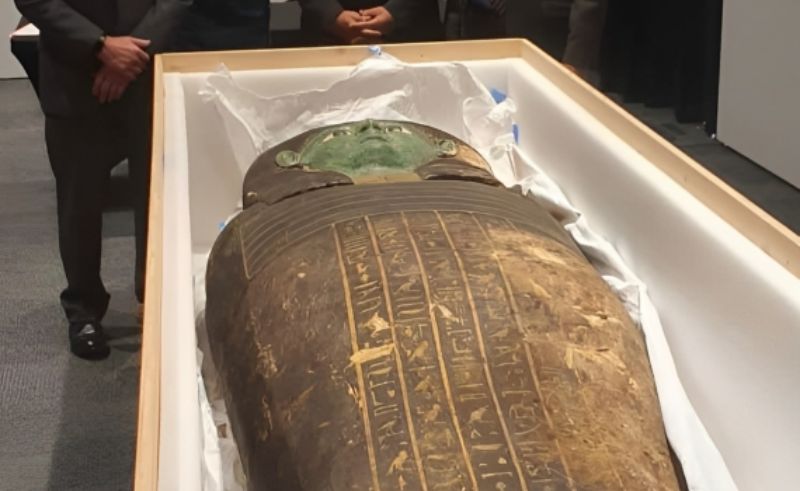 Ancient Egyptian Sarcophagus Repatriated from the United States