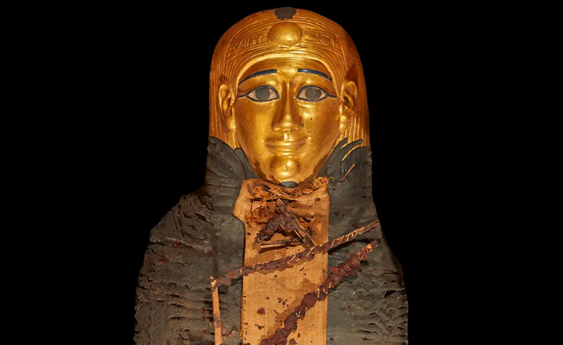 ‘Golden Boy’ Mummy Digitally Unwrapped to Reveal Heart of Gold