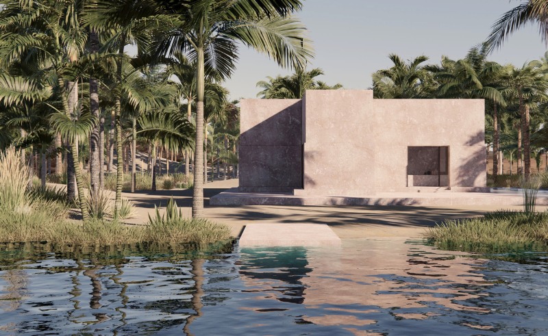 Italian Architect Leonardo Marchesi Imagines Temple-Like Luxor House