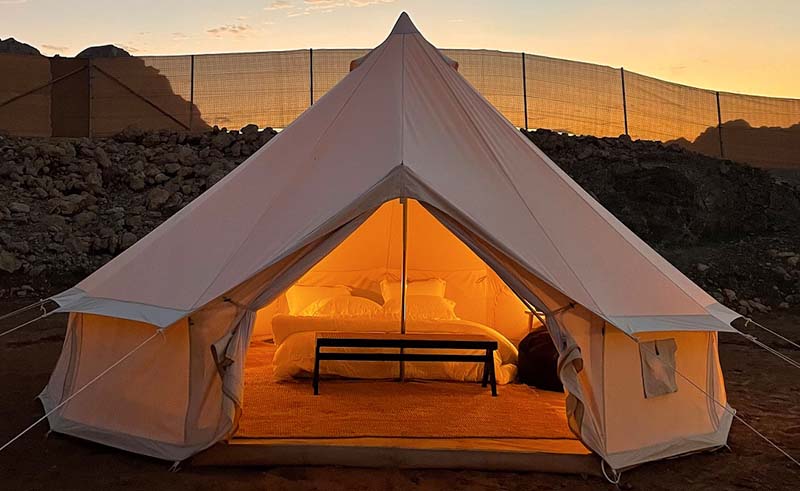 Sharjah Brings Glamping Experience to the Prehistoric Desert of Mleiha
