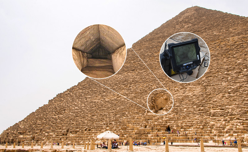 Inside Pyramid Khufu