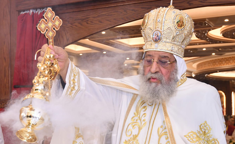 Pope Tawadros II Inaugurates St Mary & St Bishoy Church in New Cairo