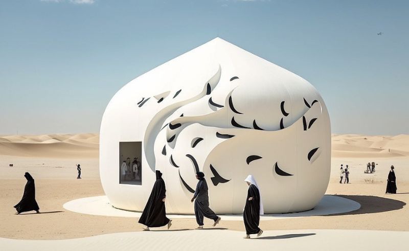 This Instagram Account Predicts the Future of Arabia With AI Magic